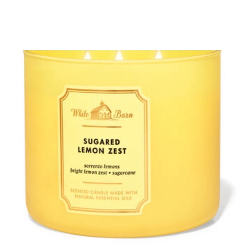 Sugared Lemon Zest Bath & Body Works Candle
